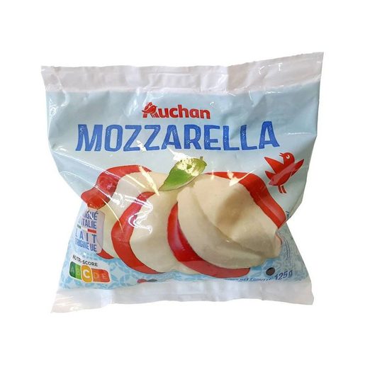 AUCHAN Queijo Mozzarella Fresca 125 g