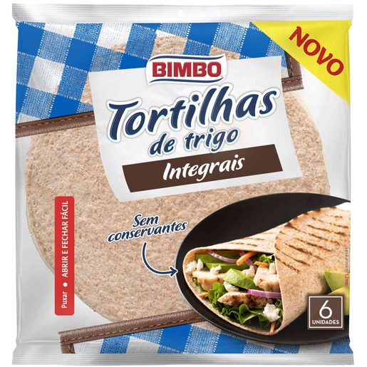 BIMBO Tortilhas de Trigo Integrais (6 un) 240 g