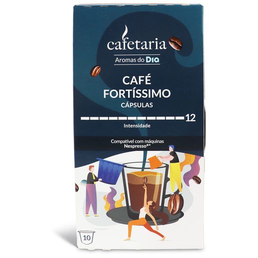 DIA CAFETARIA Cápsulas de Café Fortíssimo I12 10 Un