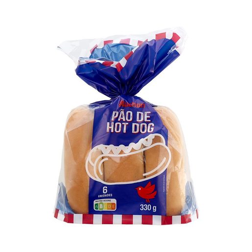 AUCHAN Pão Hot-Dog 330 g AUCHAN Pão Hot-Dog 330 g