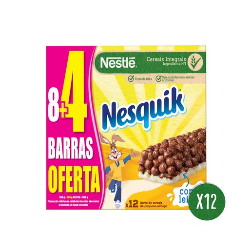 NESQUIK Barras Cereais Nestlé 300 g