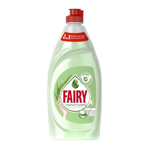FAIRY Detergente Manual Loiça Limpeza e Cuidado Aloe Vera 520 ml FAIRY Detergente Manual Loiça Limpeza e Cuidado Aloe Vera 520 ml