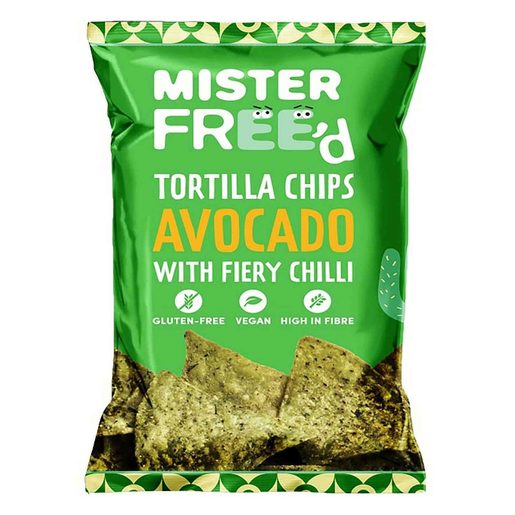 MISTER FREED Snack Tortilha Chips Abacate 135 g