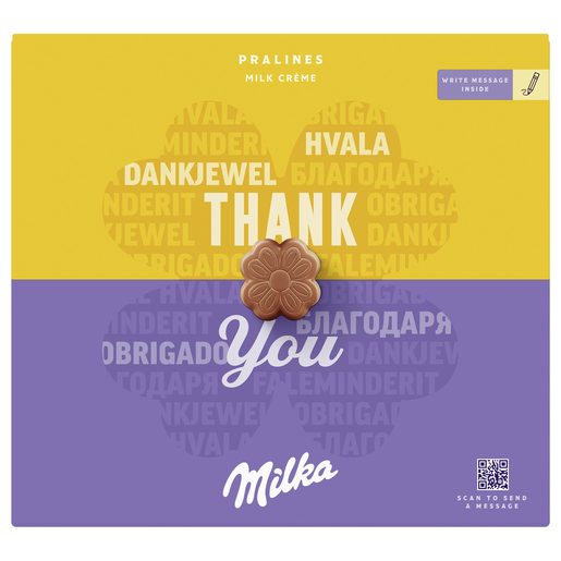 MILKA Chocolate Praliné Thank You 110 g