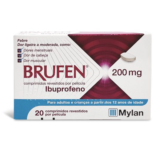 BRUFEN 200 mg Comprimido Revestido 20 un