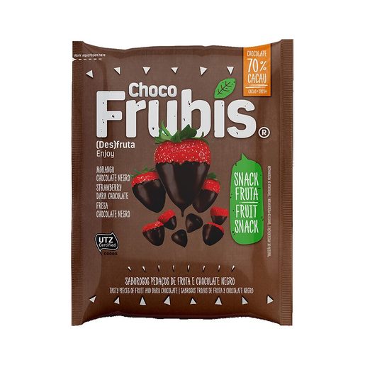 FRUBIS Morango Desidratado com Chocolate Negro 25 g