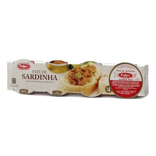 FIDES Paté de Sardinha 4x22 g FIDES Paté de Sardinha 4x22 g