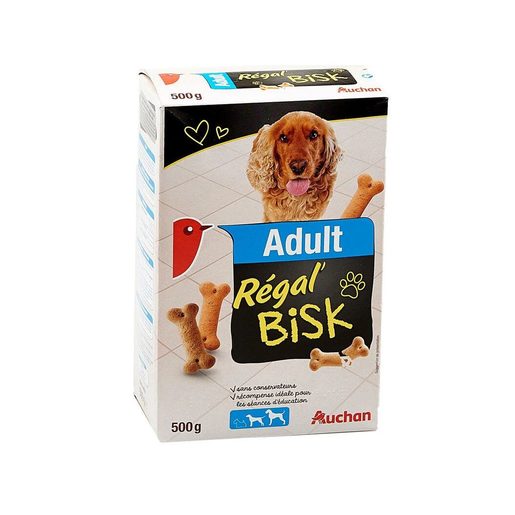 AUCHAN Snack para Cão Régal Bisk 500 g