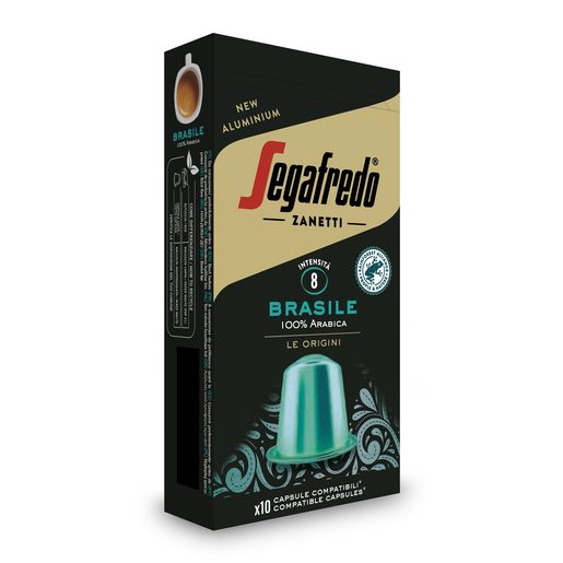 SEGAFREDO Cápsulas de Café Origens Brasil (Intensidade 9) 10 un SEGAFREDO Cápsulas de Café Origens Brasil (Intensidade 9) 10 un