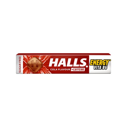 HALLS Rebuçados Energy Cola 32 g, CARAMELOS MACIOS/GOMINOLA