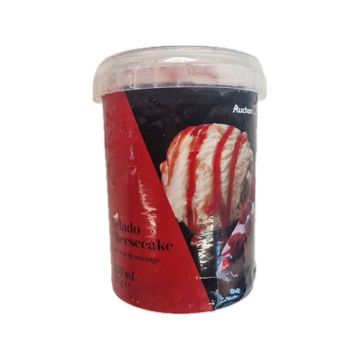 AUCHAN Gelado Cheesecake Morango Collection 450 ml
