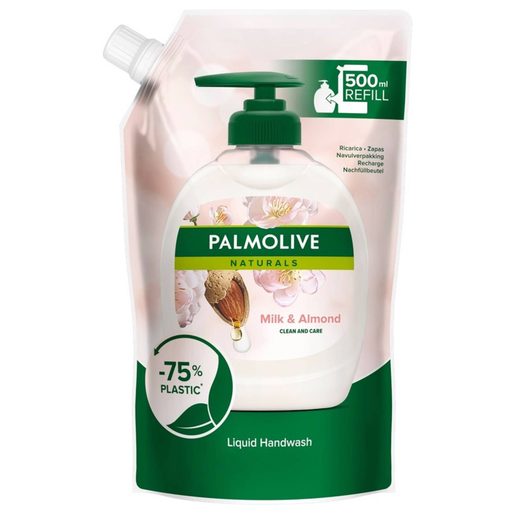 PALMOLIVE Sabonete Líquido Recarga Leite Amêndoas 500 ml