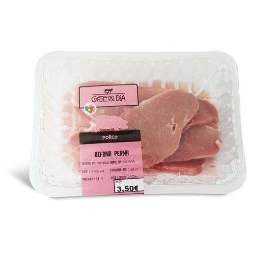 CORTE DO DIA Bifanas de Porco Embaladas (1 un = 450 g aprox)