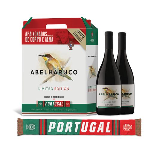 ABELHARUCO Vinho Tinto Regional Alentejano com Oferta Cachecol 2x750 ml