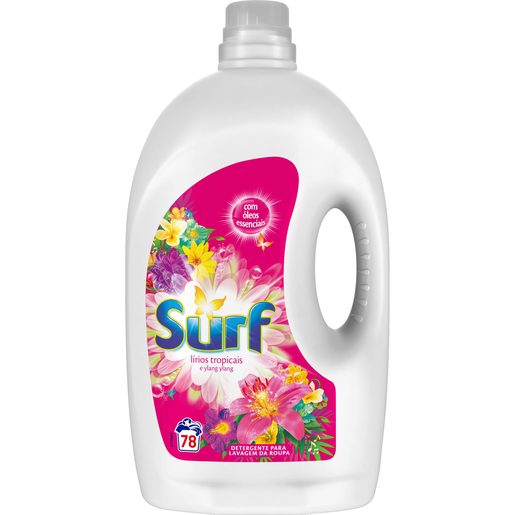 SURF Detergente Máquina Roupa Líquido Tropical 72 Lv
