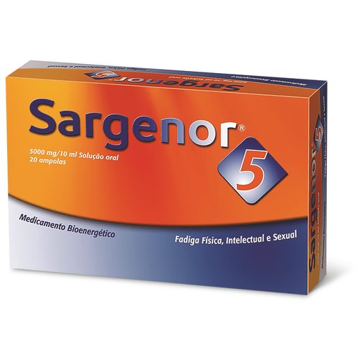 SARGENOR 5 5000 mg/10 ml Solução Oral 20 un
