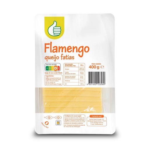 POLEGAR Queijo Flamengo Fatias 400 g