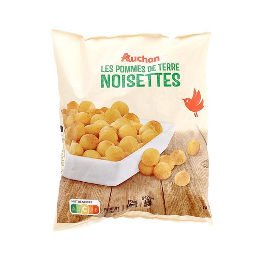 AUCHAN Batata Pré-Frita Noisettes 1 kg