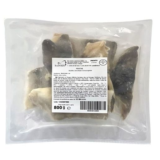 BOMPORTO Bacalhau Demolhado Postas 800 g BOMPORTO Bacalhau Demolhado Postas 800 g