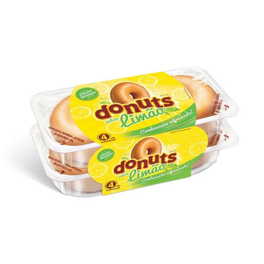 DONUTS Bolo Sabor a Limão  4 Un