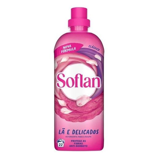SOFLAN Detergente Roupa Manual Roupa Delicado e Perfumado 22 doses 900 ml