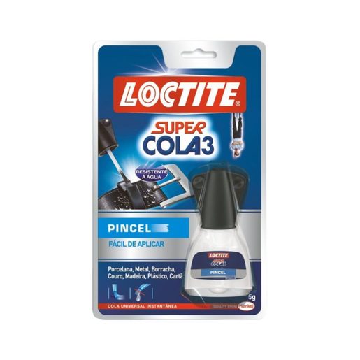 LOCTITE Super Cola 3 Pincel Edição Especial 5 g LOCTITE Super Cola 3 Pincel Edição Especial 5 g