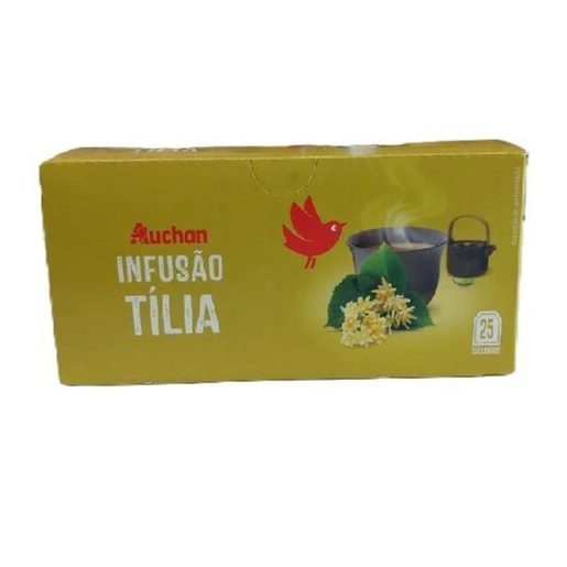 AUCHAN Infusão Tília 25 un AUCHAN Infusão Tília 25 un