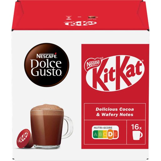 DOLCE GUSTO Cápsulas Achocolatado Kit Kat 16 un