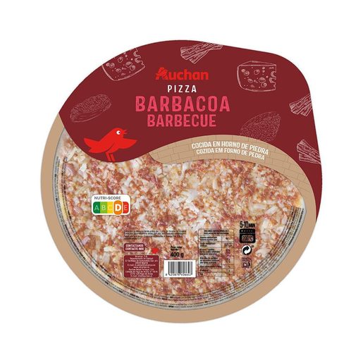 AUCHAN Pizza Barbecue 400 g