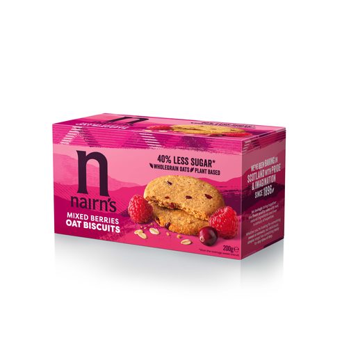 NAIRN'S Bolachas de Aveia e Frutos Vermelhos 200 g