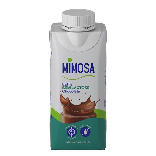 MIMOSA Leite Chocolate Meio Gordo Sem Lactose 200 ml