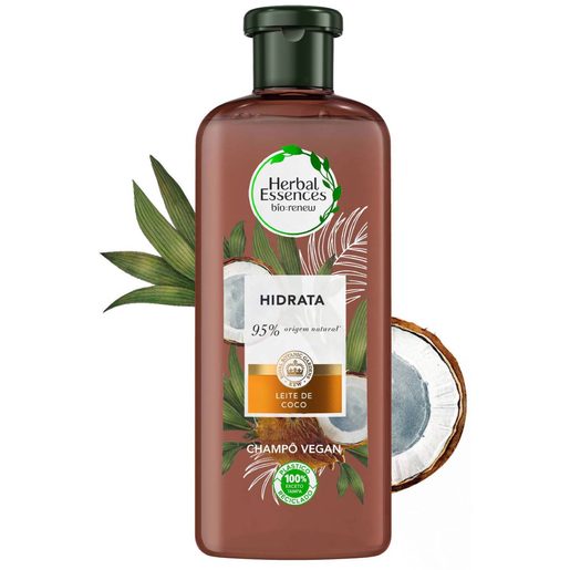 HERBAL ESSENCES Champô Hidratante Leite de Coco 400 ml