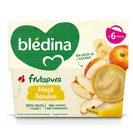 BLÉDINA Puré Maçã Banana 4x95 g