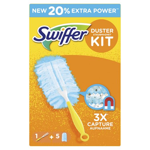 SWIFFER Duster Kit Espanador com Cabo + 5 Recargas 1 Un SWIFFER Duster Kit Espanador com Cabo + 5 Recargas 1 Un