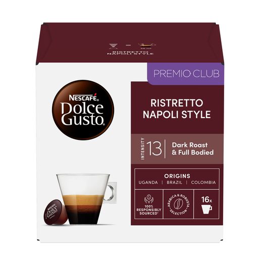 NESCAFÉ DOLCE GUSTO Café Ristretto Napoli (Intensidade 13) 16 un