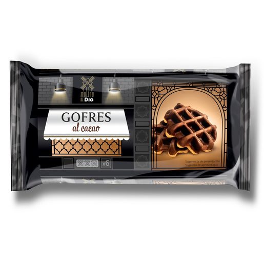 O MOINHO DO DIA Gofre Coberto de Chocolate 6x60 g