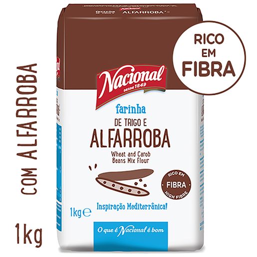 NACIONAL Farinha de Trigo E Alfarroba 1 kg