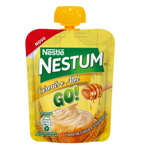 NESTUM GO Pacotinho Cereais E Mel Nestlé 80 g