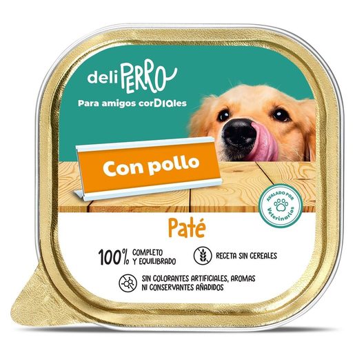 DELIPERRO Paté de Frango para Cão 300 g
