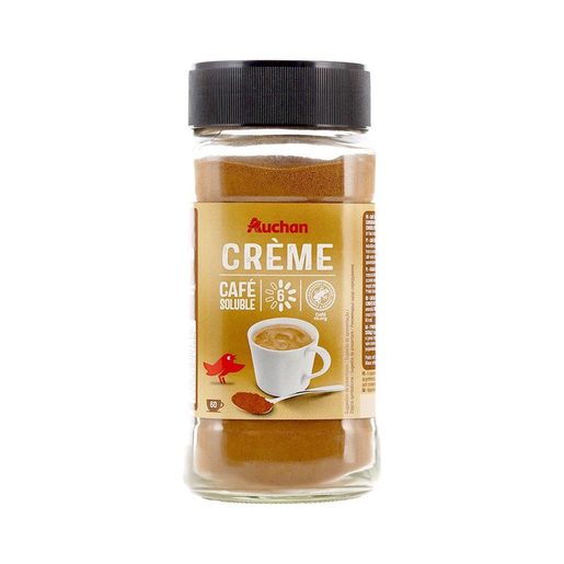 AUCHAN Café Solúvel Creme (Intensidade 6) 160 g