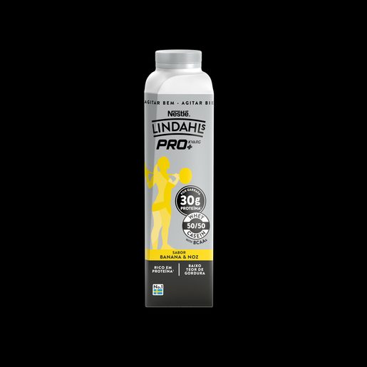 LINDAHLS Iogurte Líquido Pro+ Banana e Noz 330 ml