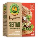 CEM PORCENTO Hamburguer de Seitan, Tomate e Manjericão 160 g CEM PORCENTO Hamburguer de Seitan, Tomate e Manjericão 160 g