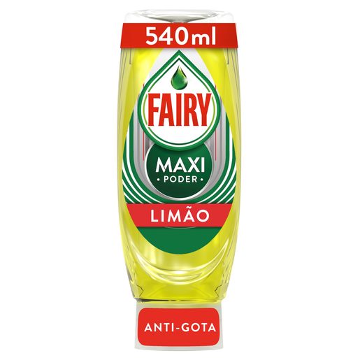 FAIRY Detergente Manual Loiça Maxi Podes Limão 540 ml