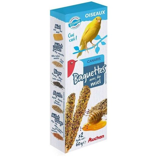 AUCHAN Barritas para Canários Menu Completo 2 un