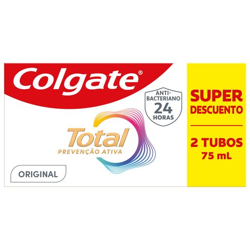 COLGATE Pasta de Dentes Total Original 2x75 ml