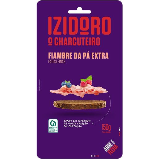 IZIDORO Fiambre Pá Extra Fatias Finas 150 g