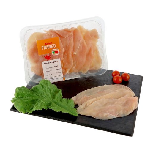 AUCHAN Bifes de Frango Finos (1 un = 550 g aprox) AUCHAN Bifes de Frango Finos (1 un = 550 g aprox)