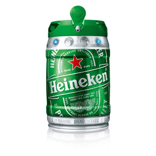 HEINEKEN Cerveja com Álcool Barril 5 L