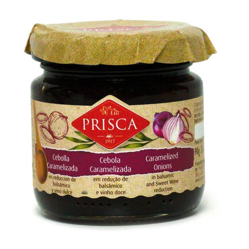 CASA DA PRISCA Condimento de Cebola Caramelizada com Vinagre Balsamico e Vinho Doce 90 g