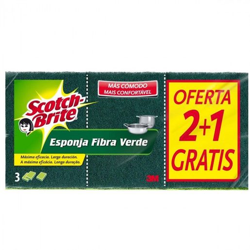 SCOTCH BRITE Tira Esfregão Esponja Classic 2+1 un